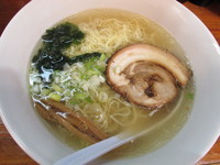 「軍鶏らぁめん（塩）　「500円」」@麺屋 鶏頂天 巣鴨店の写真