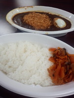 「エビカツカレー（テイクアウト）600円」@キラリの写真