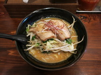 「ばしらぁ（平打ち麺）：800円」@日本ばしラーメン ばしらあの写真