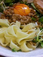 「【冷し第3弾】極平麺の冷やしマゼそば900円」@麺処 びぎ屋の写真