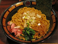 「油そば￥７５０」@すごい煮干ラーメン凪 大久保北口店の写真