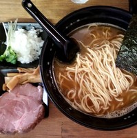 「旨味飽和煮干そば  ７００円（６月２７日１０食限定）」@へべれ家の写真