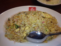 「４番セット(1,030円)(屋台ラーメン、焼きめし、唐揚げ」@清陽軒 本店の写真