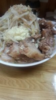 「小ラーメン豚入り」@ラーメン二郎 赤羽店の写真