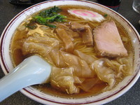 「ワンタンメン　７５０円」@來々軒の写真