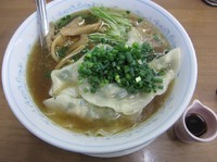 「限定　IN粗挽き水餃子」@MENYA 食い味の道有楽の写真