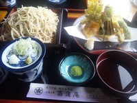 「天ぷらせいろ　１７５０円」@そば処 菖蒲庵の写真