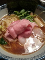 「【気まぐれ限定】カマスそば￥700」@中華そば 四つ葉の写真