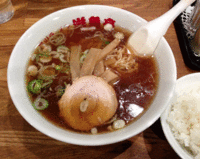 「正油ラーメン（630円）」@游亀亭の写真