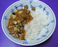 「ＨＡＬＦ＆ＨＡＬＦ（夏野菜のカレー）　１５００円」@Wakiya 一笑美茶寮の写真