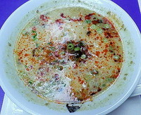 「ＨＡＬＦ＆ＨＡＬＦ（豆乳坦々麺）　１５００円」@Wakiya 一笑美茶寮の写真