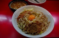 「つけ麺(しびれ・野菜以外全部アブラ3つ)」@麺屋 桐龍の写真