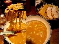 「みそ豚骨つけめん750円＋チャーシュー（軽虎カード使用）」@濃厚豚骨ラーメン 濱虎家の写真
