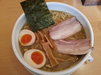 「煮干しそば(中)・・750円」@煮干そば とみ田の写真