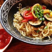 「【限定】グリーンカレーまぜそば」@風林火山の写真