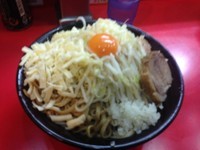 「まぜそば大盛り(脂抜き)＋チーズ」@麺屋 桐龍の写真