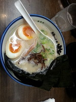 「のりと半熟玉子らぁめん(ミニ)・・700円」@麺の坊 砦 新横浜ラーメン博物館店の写真