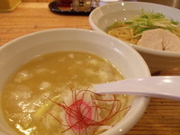 「濃厚鶏つけ麺塩（並）」@麺道つけ麺 釜照〜鶏の章〜の写真