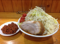 「【限定】Mtエトナ(小)800円、辛肉味噌100円」@ギガムジャキの写真