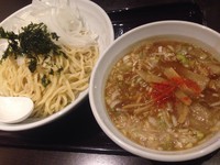 「【平日夜限定】エビ香味つけ麺 「反対の賛成なのだ。」」@スタミナラーメン 馬しゃ屋の写真