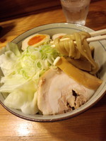 「油そば（中盛同料金）700円」@和風とんこつラーメン 景虎の写真