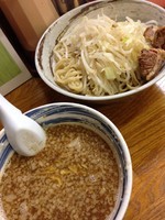 「限定5食・つけ麺 800円」@AKASAKA ANEX  雷電（RAYDEEN）の写真
