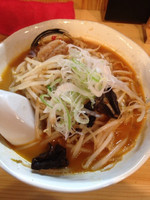 「オロチョンラーメン880円+大盛120円」@北海道らーめん ともやの写真