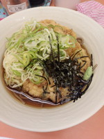 「冷やしかき揚げそば500円」@常盤軒 山手線ホーム店の写真