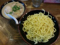 「塩つけ麺　（２玉）　＋味玉：携帯クーポン」@らあめん 塩八の写真