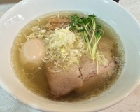 「名古屋コーチンの味玉入り塩ラーメン（￥850）」@ラーメン星印の写真