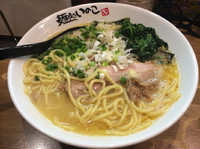 「塩ラーメン 中盛り 中太麺」@麺処いのこの写真