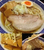 「醤油煮干720円＋冷酒400円」@やましょう中華蕎麦の写真