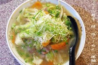 「塩らーめん（湯麺）裏メニュー」@絆の写真