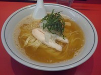 「本日の煮干しらーめん(塩)＋炊き込み御飯」@煮干亭の写真