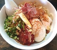 「【限定】トマ玉冷し麺800円」@ラーメンほむらの写真