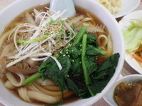 「牛モツ刀削麺＋半炒飯セット」@聚香閣の写真