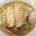 並ラーメン 野菜少なめ味玉トッピング