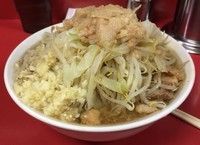 「小ラーメン ニンニクアブラカラメ」@ラーメン二郎 茨城守谷店の写真