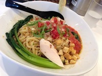 「冷やし海老まぜ麺～サルサ風～」@海老・特濃煮干そば まるはの写真