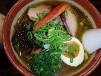 「カレーラーメン(1,050円)ご飯(200円)」@らぁめん紺屋の写真