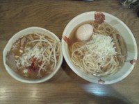 「エビつけめん(味噌)(並)(あつもり)＋味玉」@麺処 慶の写真