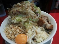 「冷やしまぜそば（ニンニク）」@用心棒の写真