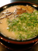 「博多ねぎらーめん」@博多らーめん 万々の写真