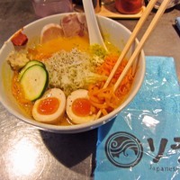 「ベジソバ　（大盛、味玉クーポン）970円」@ソラノイロ ARTISAN NOODLESの写真