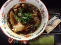 「中華そば 小※おはようラーメン＋早寿司」@麺屋 丈六の写真