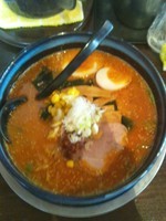 「バチ軍タンタン麺（味玉トッピング）」@バチ軍らーめんの写真