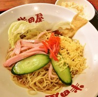 「冷やし中華＋タマゴサラダ(340円＋90円)」@大衆食堂半田屋 盛岡上堂店の写真