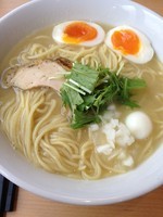 「味玉鶏白湯そば（大盛り）」@はぐれ雲の写真