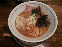 「海老豚骨醤油麺【限定】」@麺肴 ひづきの写真