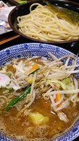「野菜たっぷりつけ麺中盛り」@舎鈴 イオン北戸田店の写真